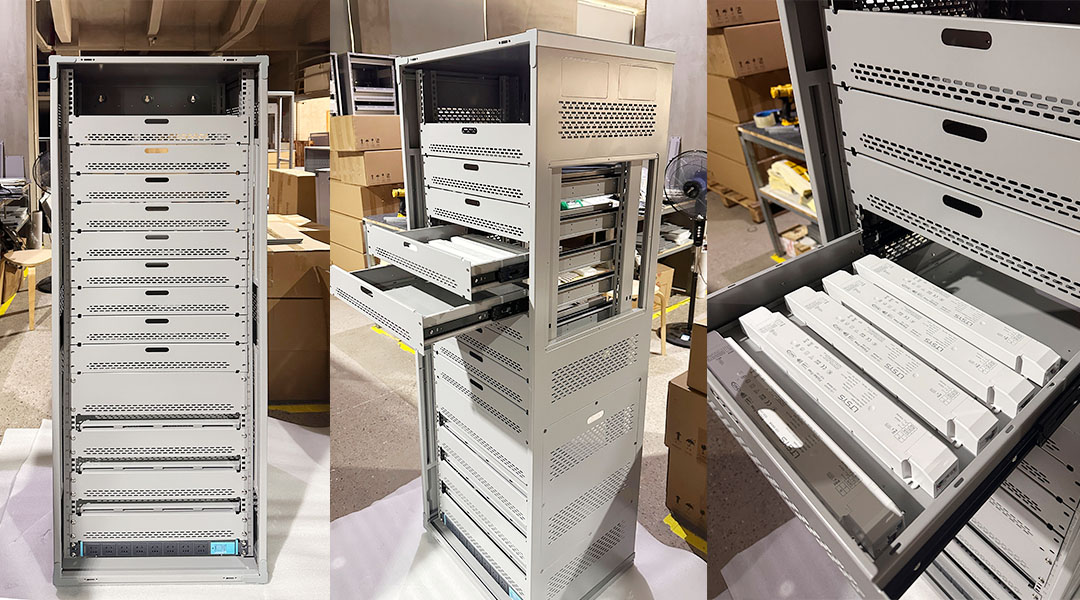 驅動+強電一體化解決方案：來看瑪徳克創(chuàng)新1.6米設備中心定制箱。